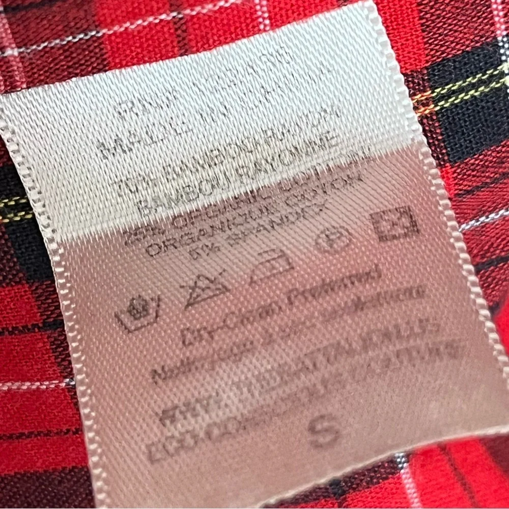 Vintage Black Blazer with Red Plaid Tartan Lining The Battalion Size Small - Picture 8 of 8